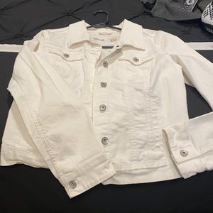 White denim jacket